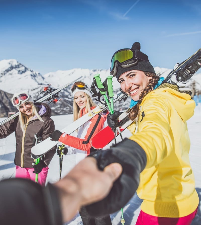 Group of skiers