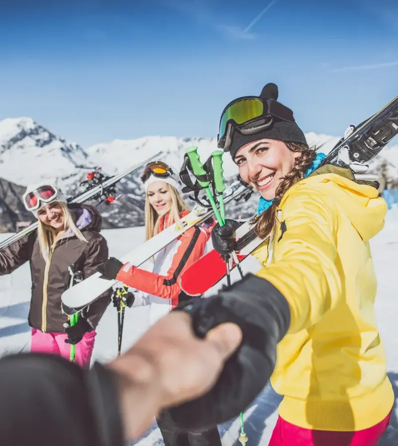 Group of skiers