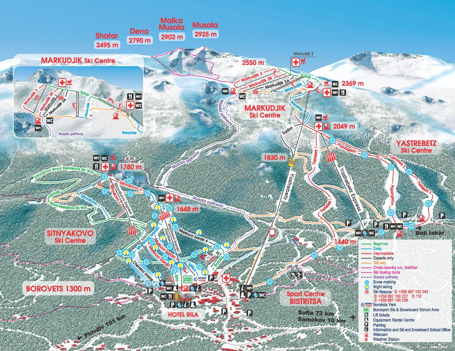 Borovets_pistemap