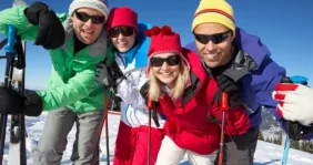 Group of skiers