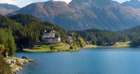 St.Moritz Summer resort, Switzerland