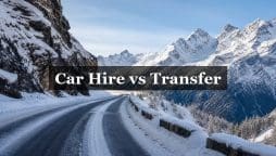 Conduzir nos Alpes franceses no inverno: será que deves simplesmente reservar um serviço de transporte?