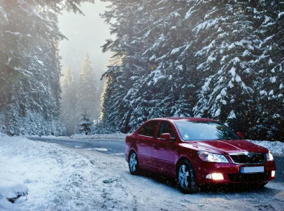Car in the snow