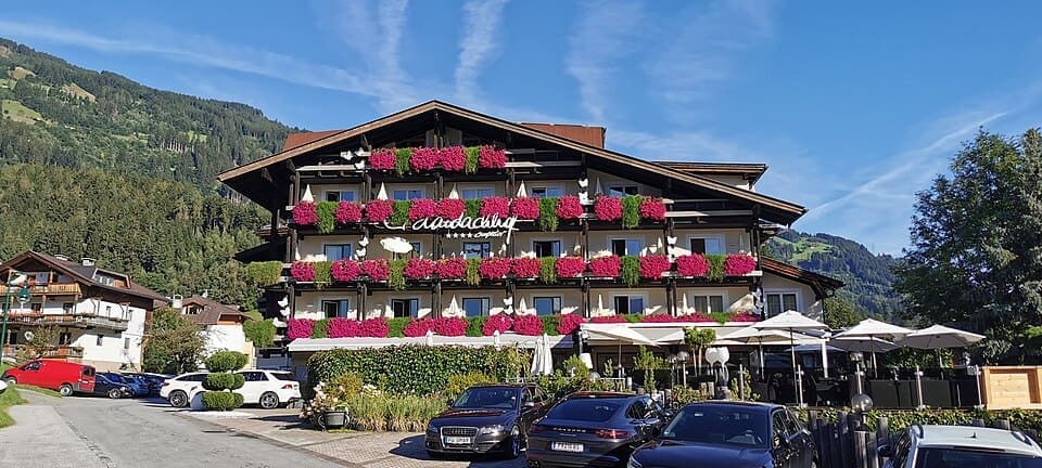 Fügen village in Zillertal