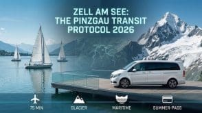 Alpine Lake and Mountain Transport Routes from Salzburg to Zell am See